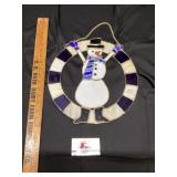 Stained glass holiday decor