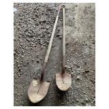 Two shovels
