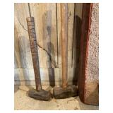 Two sledge hammers