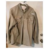 Columbia fishing shirt M