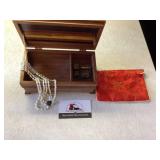 Reuge musical Jewelry box and necklace