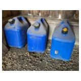 Three Kerosene jugs