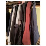 Menï¿½s clothing, sweater shirts, jackets