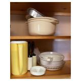 Pitchers, bowls, misc kitchen