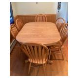 Dining room table and 4 chairs