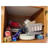 Foil pans, paper products