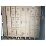 Metal lockers