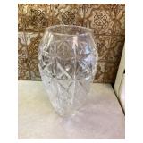 Cut glass vase