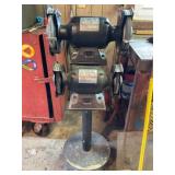 Stony Craft 8in and 6in Grinding Wheels on Stand