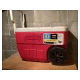 Coleman cooler on wheels