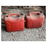 Two fuel jugs
