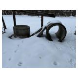 Concrete culvert inlets  well covers