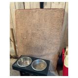 Dog Bed And Dog bowl