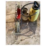 Seeder and hand sprayers