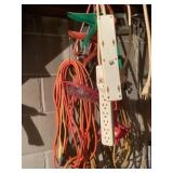 Extension cords, caulking guns, misc