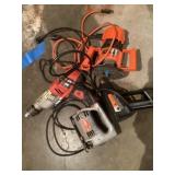 Black and decker router, drill zig saw.   Heat gun