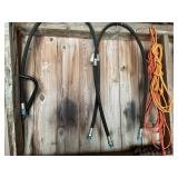 Hydraulic hoses and electrical cords