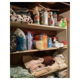 Towels , rags, cleaning supplies