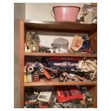 Paint supplies, hardware, misc