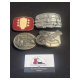 Music related belt buckles