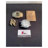 Iowa Hawkeye belt buckle and various buckles