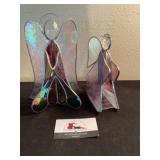 Stained glass angels
