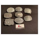 1990s and 2000s Hesston NFR buckles