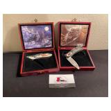 Wolf and train knife sets