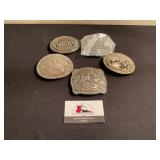 1980s Hesston NFR buckles