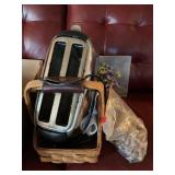 Toaster, basket and misc