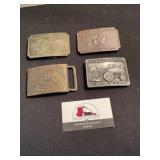 Collectable belt buckles
