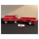 International wagon and manure spreader