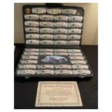 US president pocketed knife set