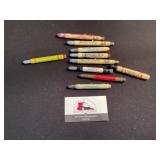 Advertising bullet pencils