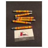 Funks and Frundt seed bullet pencils