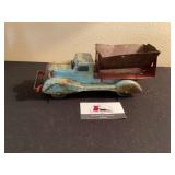 Antique metal toy truck