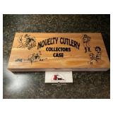 Novelty Cutlery Collector Case of Pocket Knives