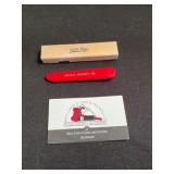 Archer aircraft oil promo knife