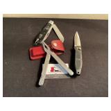 Leatherman and pocket knives