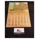 1939 Huxley, IA advertiser calendar