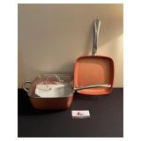 Copper Chef pans/ appear new