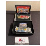 Motorcycle pocket knives, lighter