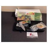 Americas tractor  knife and buckle set