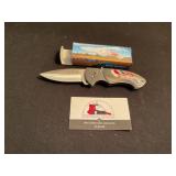 Bud racing pocket knife