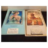 1929/1930 Huxley IA advertising calendars