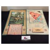 Vintage Northwestern advertising calendars