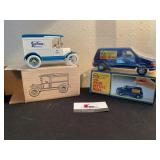 Die cast and plastic truck banks