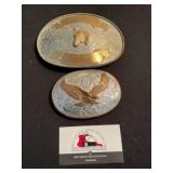 Belt buckles/ Montana silversmith