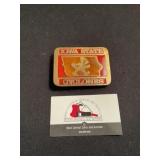 Iowa state belt buckle
