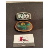 Kiss and Fleetwood Mac buckles